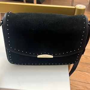 Kate spade suede black bag